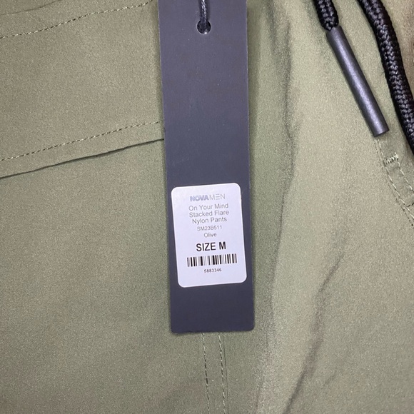 2 for $20 Nova men green pants size medium NWT - Picture 4 of 6